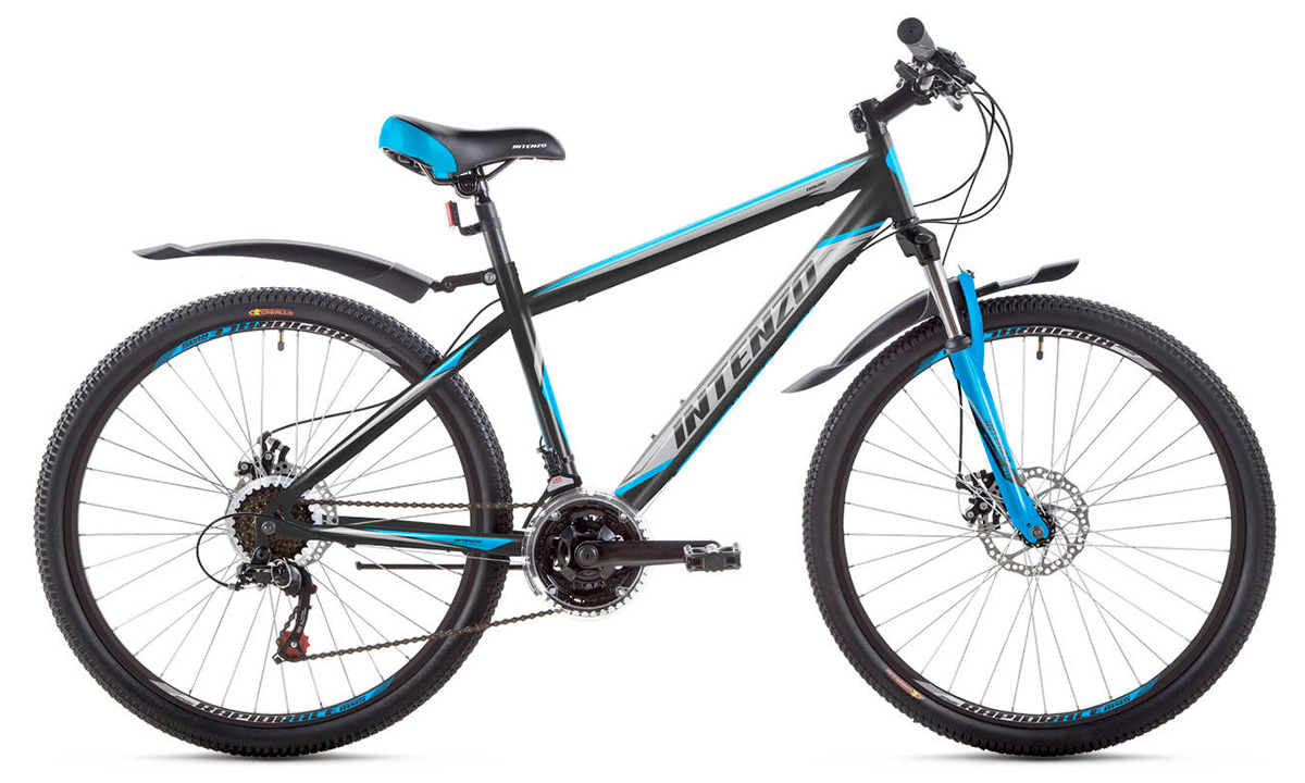 Фотография Велосипед Intenzo DAKAR 29" (2020), рама L, Черно-синий